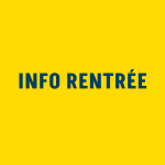 Infos rentrée
